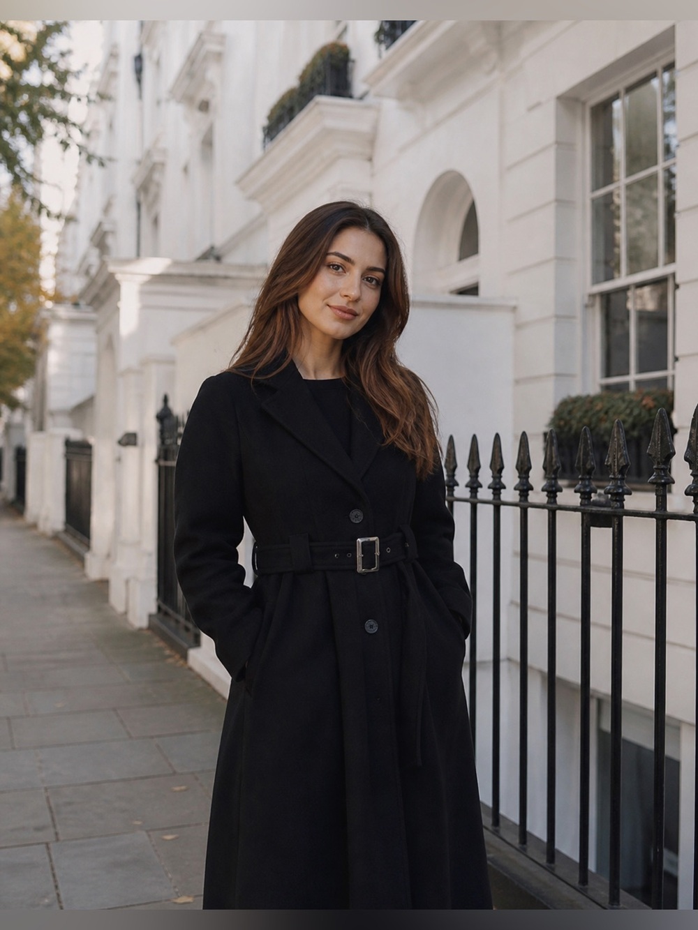 Vintage Black Patrizia Pepe Coat